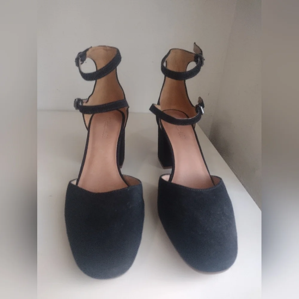 Madewell Annalise ankle strap pump heels size: 11